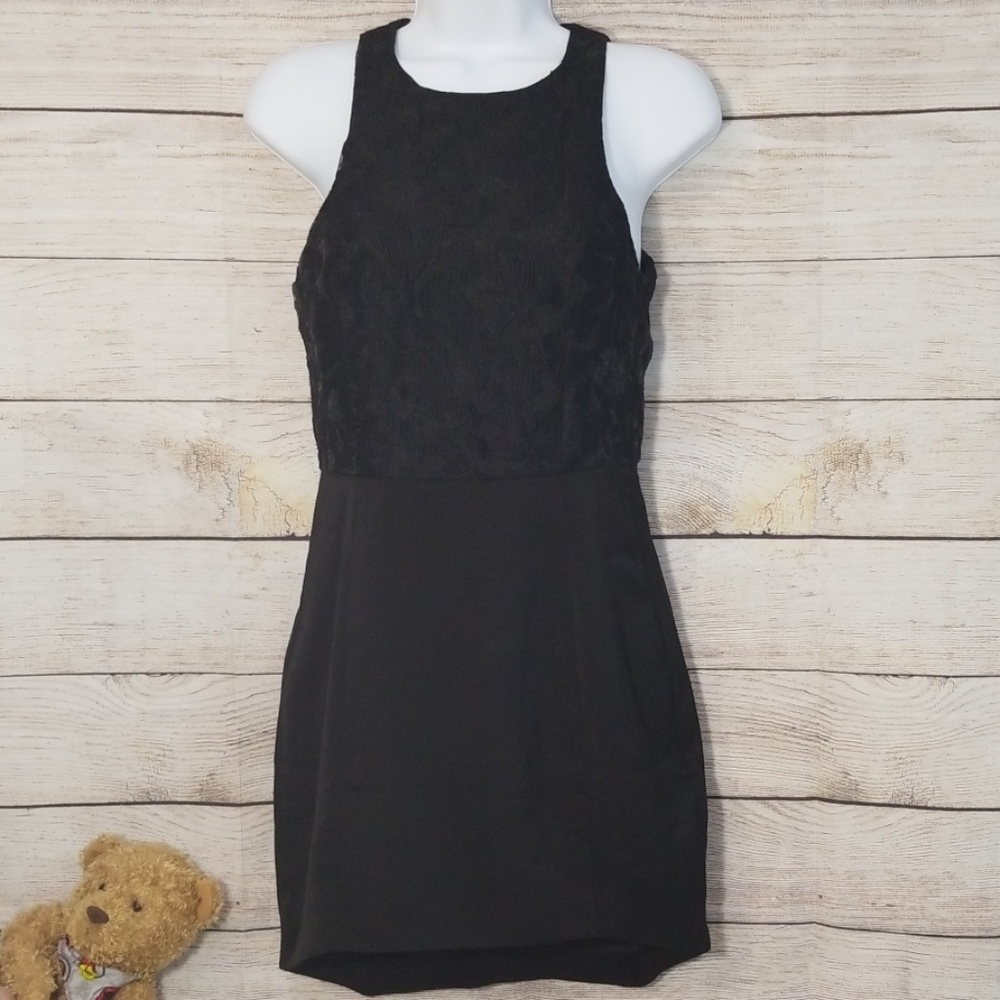 LF Here Comes The Sun Little Black Dress Sz 6